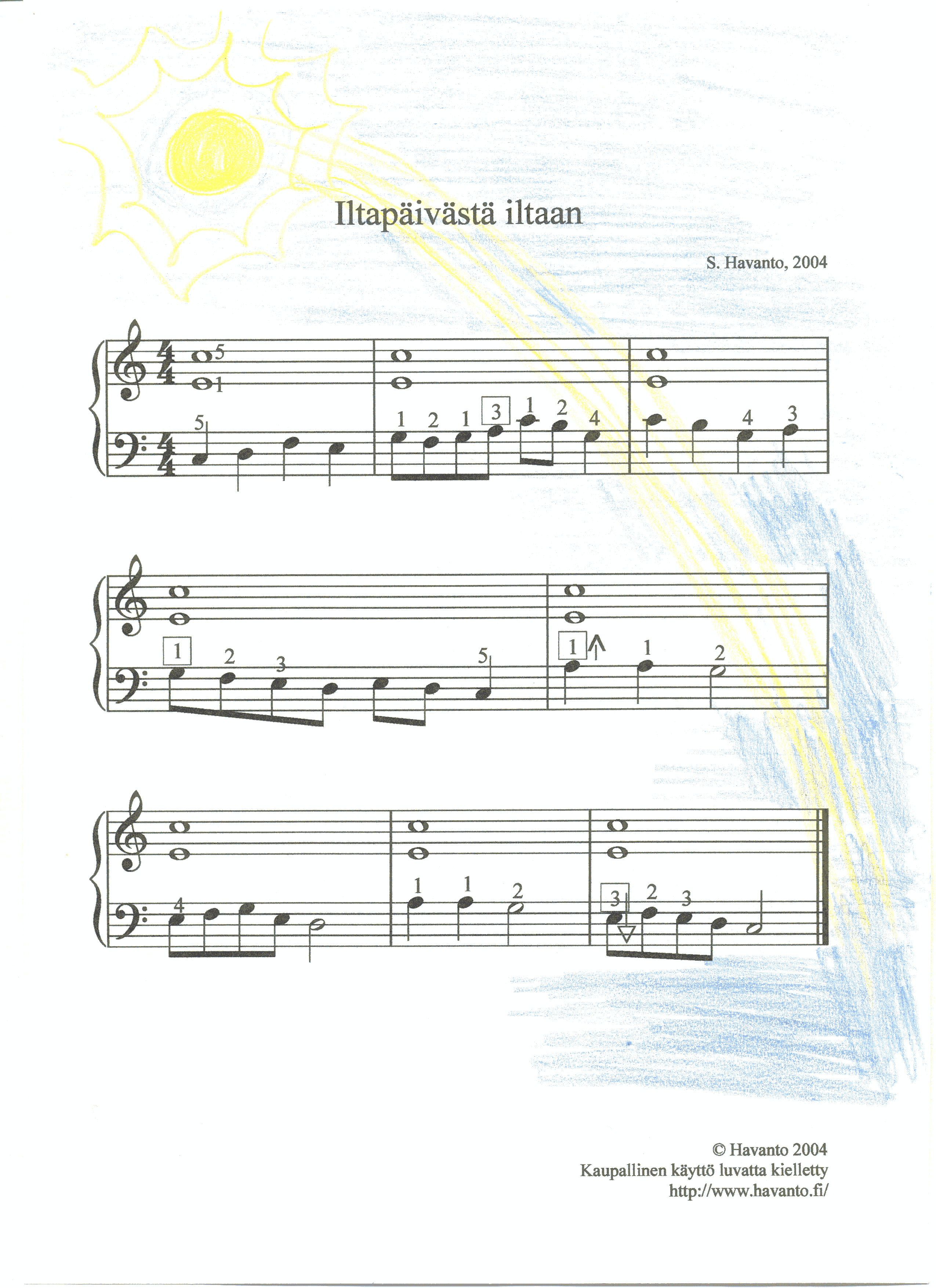 Iltap&auml;iv&auml;st&auml; iltaan