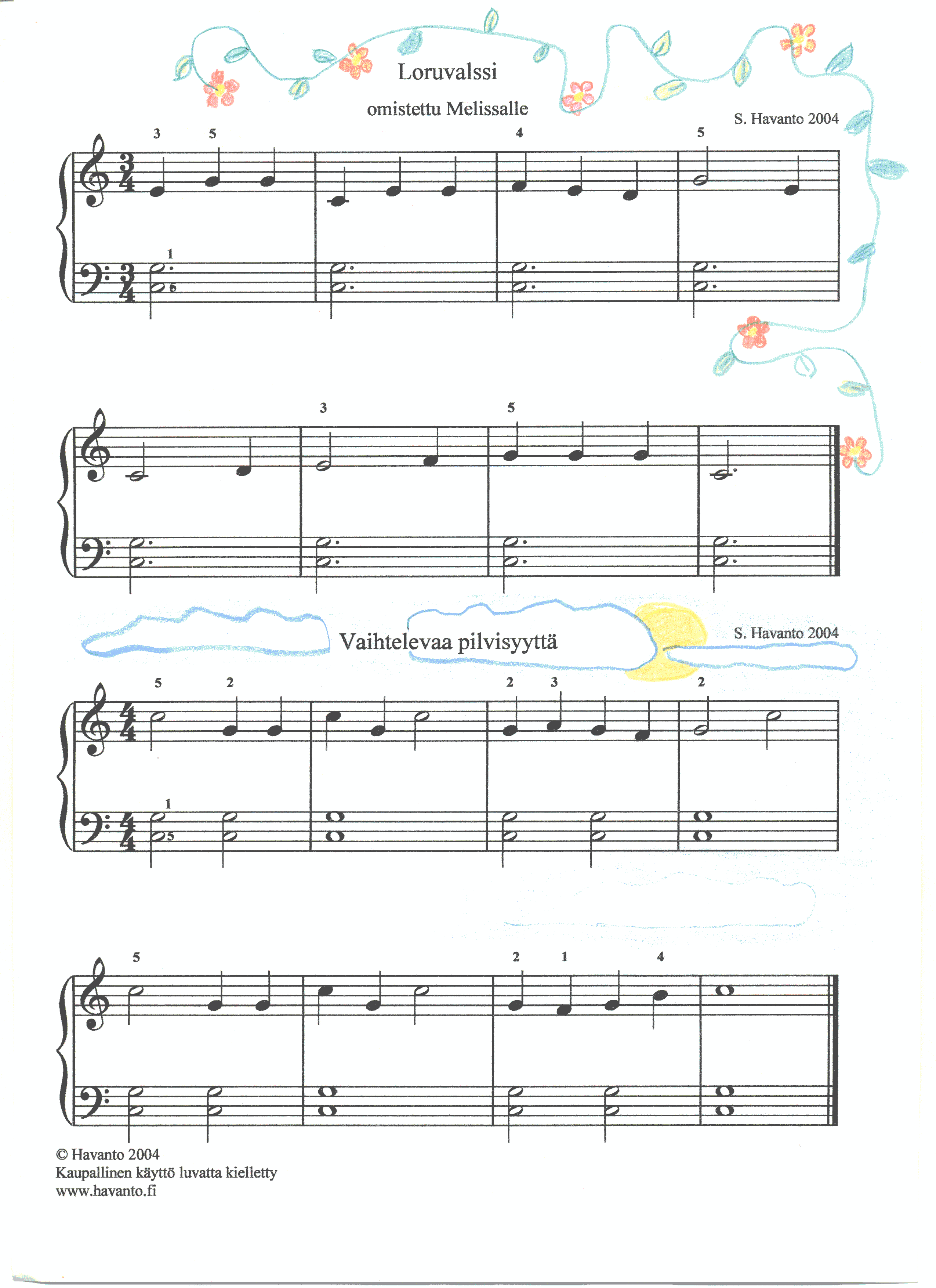 Loruvalssi, Vaihtelevaa pilvisyytt&auml;